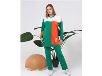 Alya  Renk Geili Garnili kili Eofman Spor Takm - 70096 - Benetton Yeil
