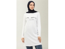 Baskl Tunik - 06000 - Beyaz