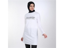 Baskl Tunik - 06006 - Beyaz