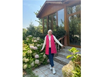 Despina Kapitone Fermuarl ttl Kolsuz Yelek - 71150 - Fuya
