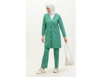 Dmeli V Yakal Sade Basic Eofman Spor kili Takm - 03051 - Benetton Yeil