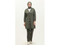 Dmeli V Yakal Sade Basic Eofman Spor kili Takm - 03051 - Haki