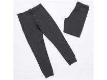 Erkek Lastikli Paa Ve Bel Jogger Pantolon - PNT-354 - Antrasit