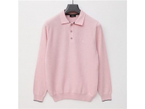 Erkek Polo Yaka Uzun Kol Triko Kazak - 189090 - Pembe Melanj