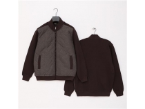 Erkek Ribanal Comfort Fit Rahat Kesim Mont - MTS-8004 - Kahverengi