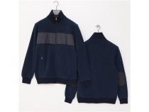 Erkek Ribanal Comfort Fit Rahat Kesim Mont - MTS-8014 - Lacivert