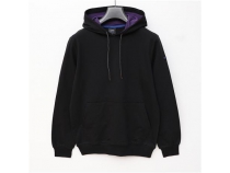 Erkek Uzun Kol Kaponlu Sweatshirt - SWT-220 - Siyah