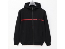 Erkek Uzun Kol Kaponlu Sweatshirt - SWT-301 - Siyah