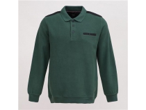 Erkek Uzun Kol Polo Yaka Kaln Sweat - PPS-2501 - Nefti