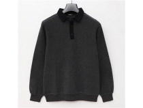Erkek Uzun Kol Polo Yaka Sweat - PPS-2502 - Antrasit