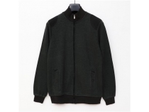 Erkek Uzun Kol Sweater Ceket - MTS-8013 - Siyah