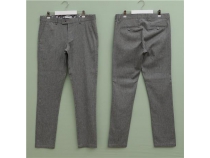 talyan Kesim Dz Erkek Pantolon - PT-239 - Siyah Melanj