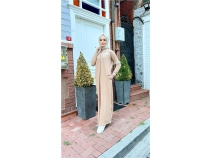 Julide Belden Balamal Spor Elbise - 71144 - Bej