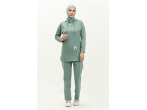 Kaponlu ttl Sade Basic kili Eofman Spor Takm - 03036 - ala Yeili