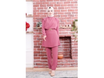 Kemer Detayl Sade Basic kili Takm - 02055 - Mrdm