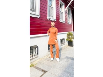 Koldan Backl eritli ttl kili Tesettr Eofman Takm - 71180 - Hardal