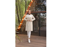 Kruvaze Yaka Belden Backl Trenkot - 71201.039 - Ta