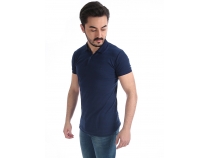 Lacivert Polo Yaka T-Shirt