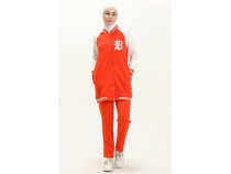 Lale tt Detayl Bomber kili Kolej Spor Takm - 70089 - Oranj