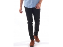 Parlak Siyah Erkek Jean Pantolon