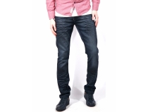 RODRIGO Lacivert Krinkll Slim Fit Jean Pantolon