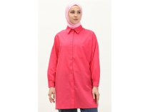 Sade Basic Ovesize Gmlek - 70001 - Fuya