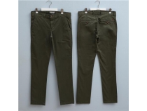 Slim Chino Pamuk Erkek Pantolon - PT-240 - Yeil