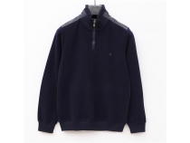 Uzun Kol Yar Fermuarl Erkek Sweat - PPS-4205 - Lacivert